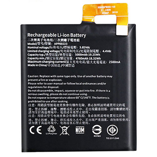 5000mAh/19.25Wh APP00223 Battery
