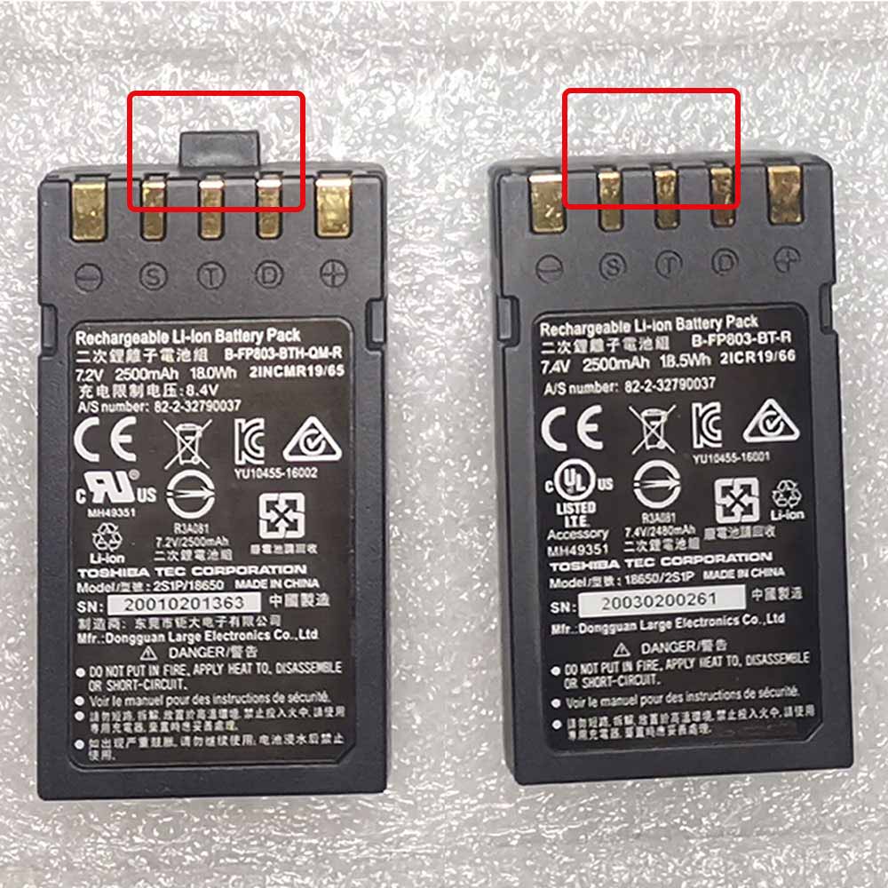 Baterie do drukarek przenośnych Toshiba B-FP803-BTH-QM-R