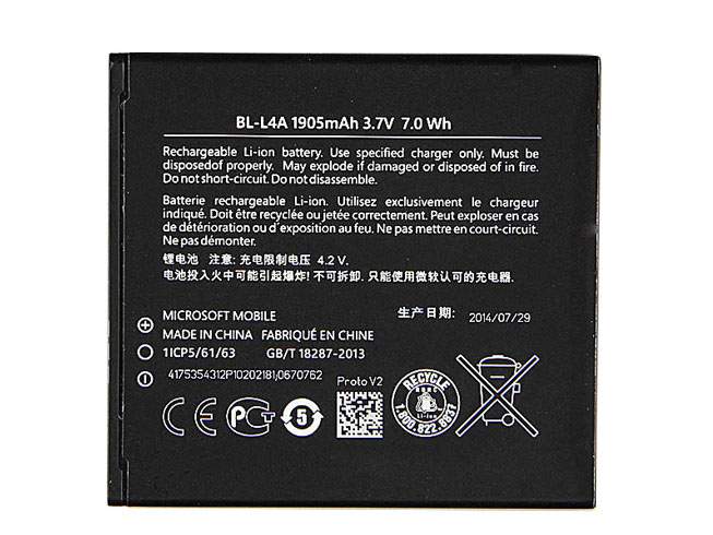 BL-L4A for Microsoft Lumia 535 Internal RM-1090 RM1089 NOKIA 