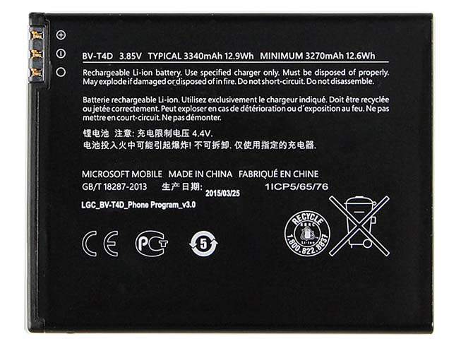 BV-T4D for Miscrosoft Lumia 950 XL CityMan Lumia 940 XL RM-1118