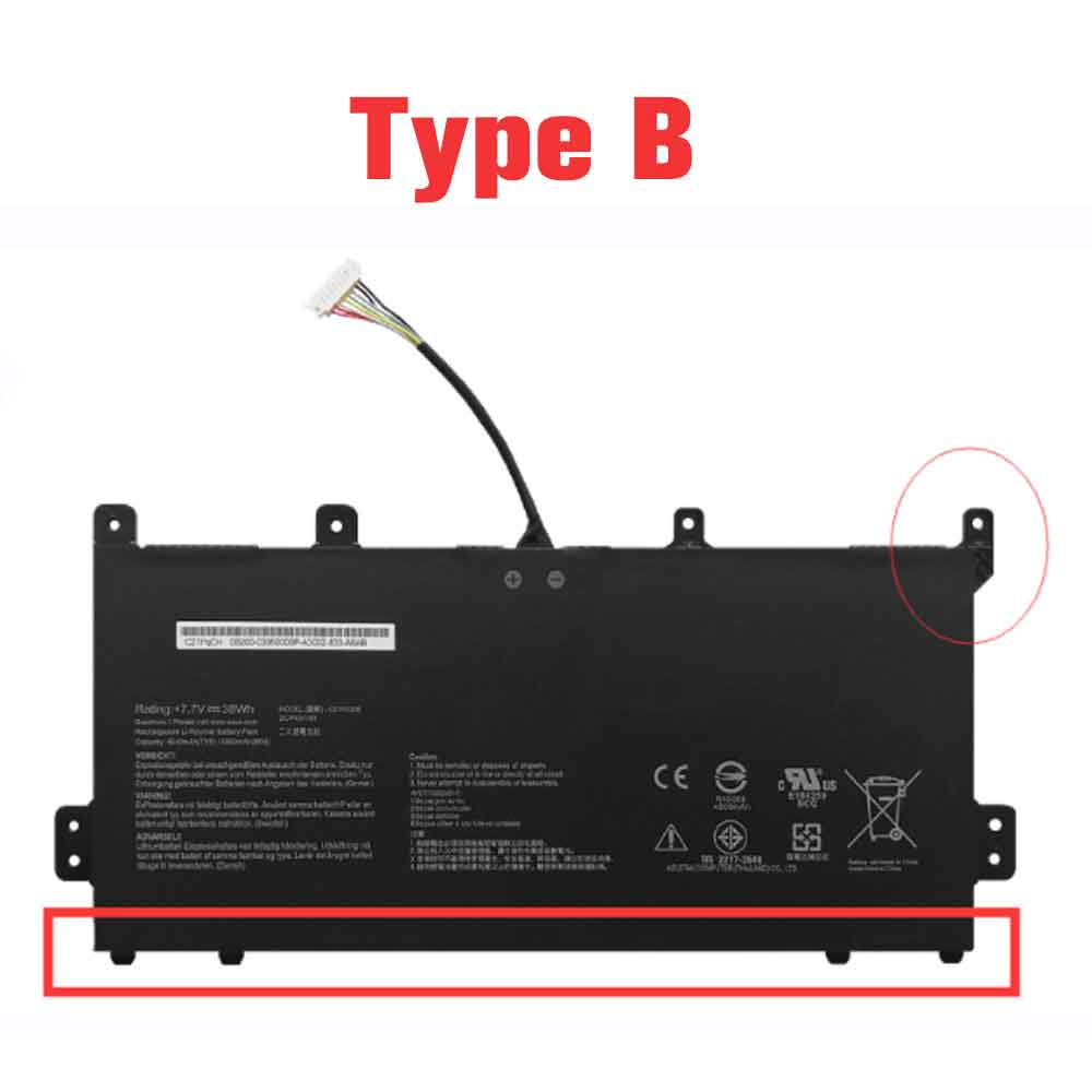 38Wh C21N1808 Battery