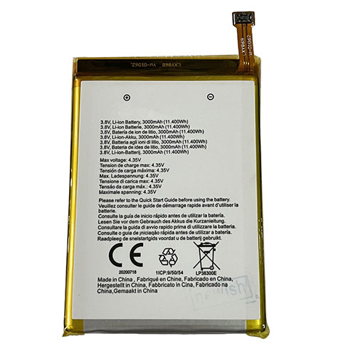 Crosscall LP38300E 3.8V/4.3V 3000mAh/11.4WH Replacement Battery