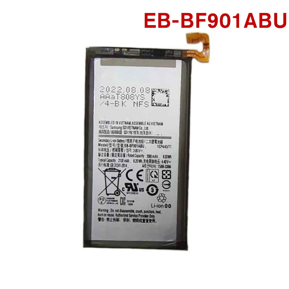EB-BF901ABU do Samsung Galaxy Fold 5G SM-F907N SM-F907B