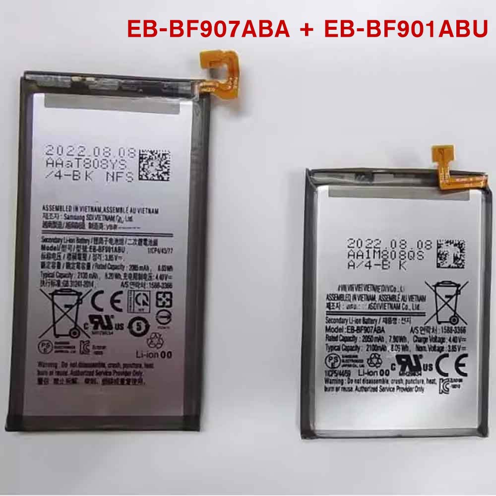 EB-BF907ABA+EB-BF901ABU for Samsung Galaxy Fold 5G SM-F907N SM-F907B