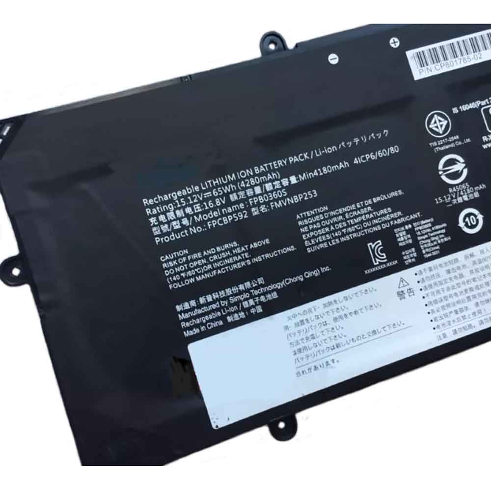Baterie do Laptopów Fujitsu Fujitsu FMVNBP253 CP801785