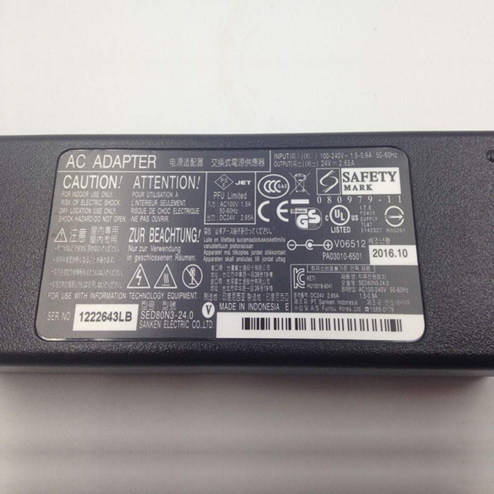 Zasilacz do laptopa Fujitsu SED80N3-24