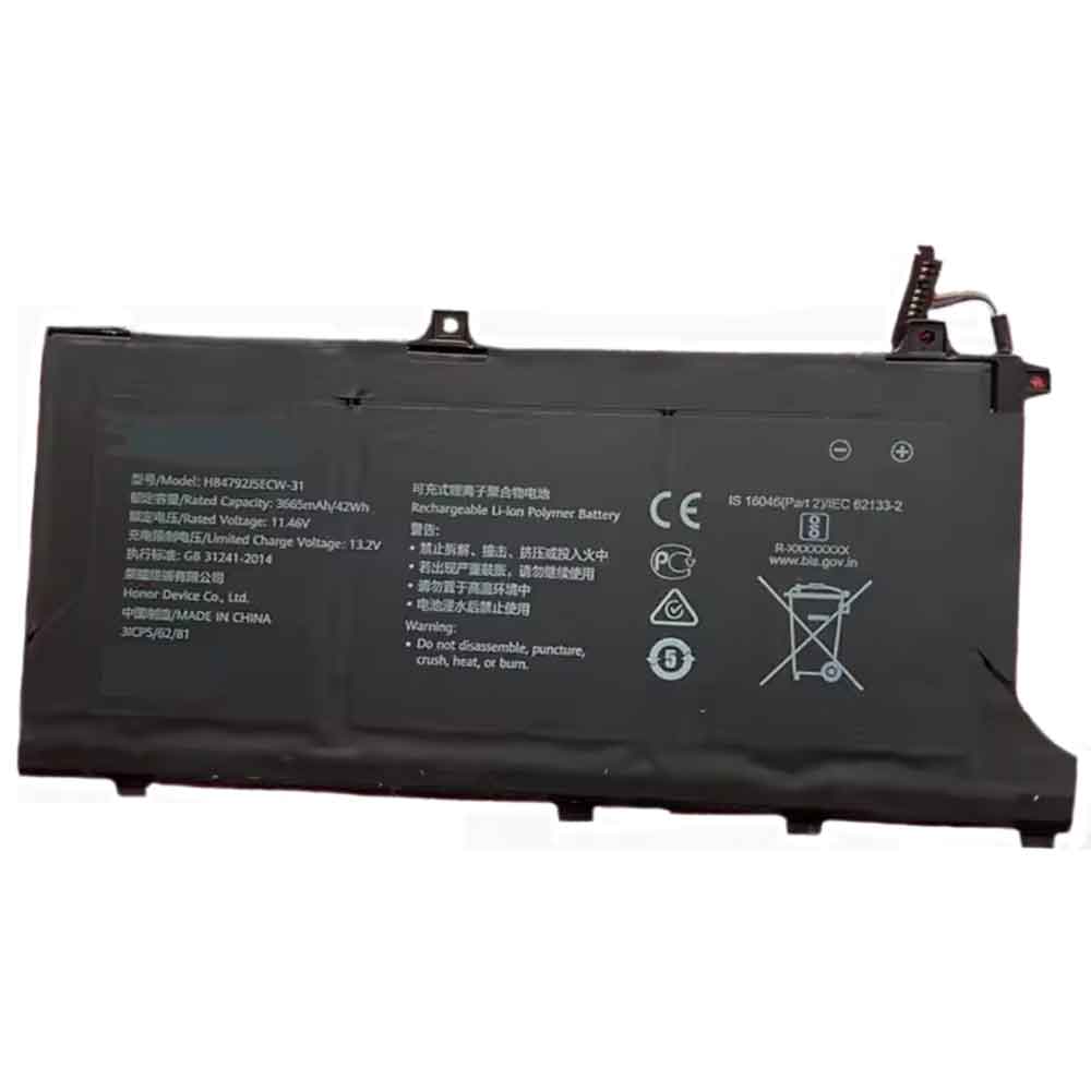 Honor HB4792J5ECW-31 11.46V 3665mAh Replacement Battery