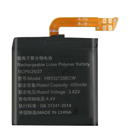 455mAh HB532729ECW Battery