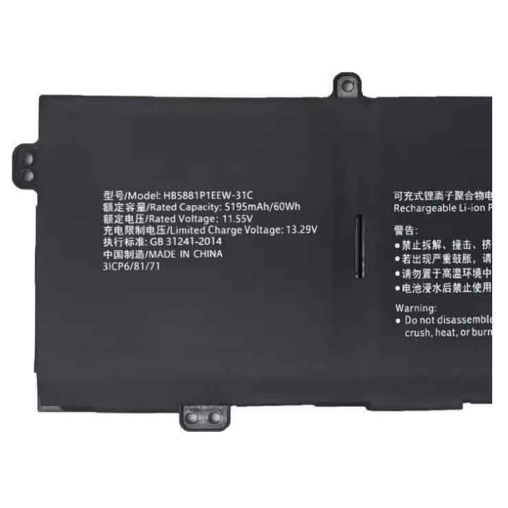 Baterie do Laptopów Huawei Huawei MateBook 14s 2021 HKD-W76 HKD-W56 HB5781P1EEW-31C