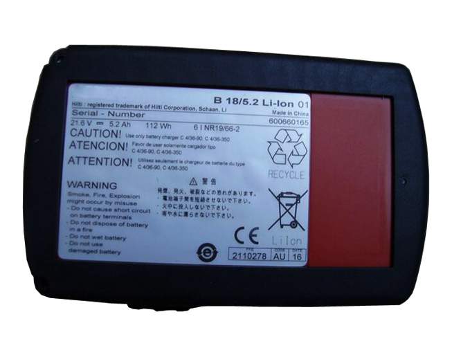 Baterie do elektronarzędzi Hilti 2116092 B18/5.2