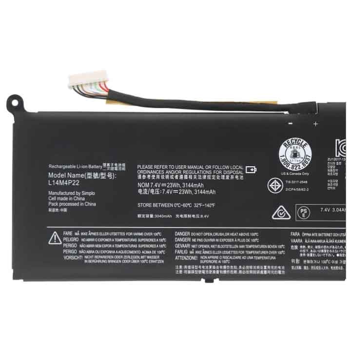 Baterie do Laptopów Lenovo L14M4P22
