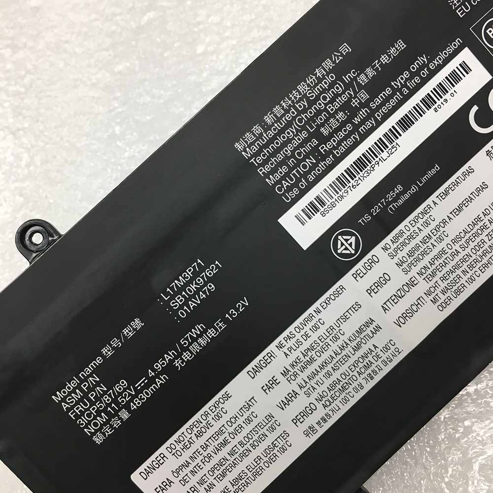 Baterie do Laptopów Lenovo L17M3P71