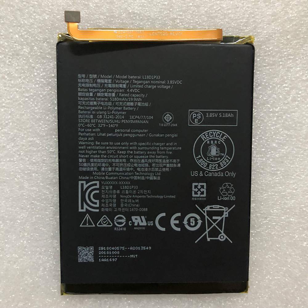 Baterie do Tabletów  Lenovo L18D1P33