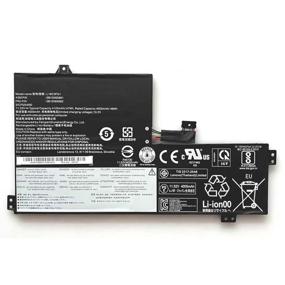 Bateria L19L3PG1 do Lenovo 100e 300e Chromebook 2nd Gen