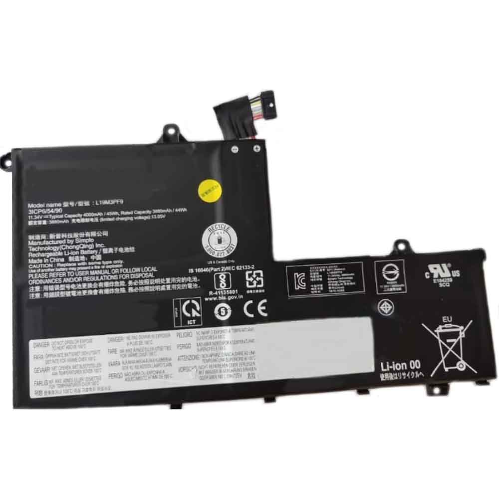 Bateria L19M3PF9 do Lenovo ThinkBook 14-IML 14-IIL 15-IML