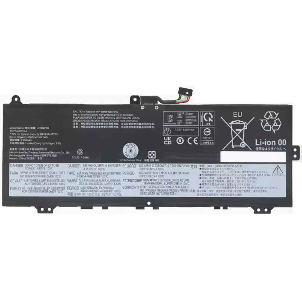 Lenovo L21D4PG4 7.72V 6380mAh Replacement Battery