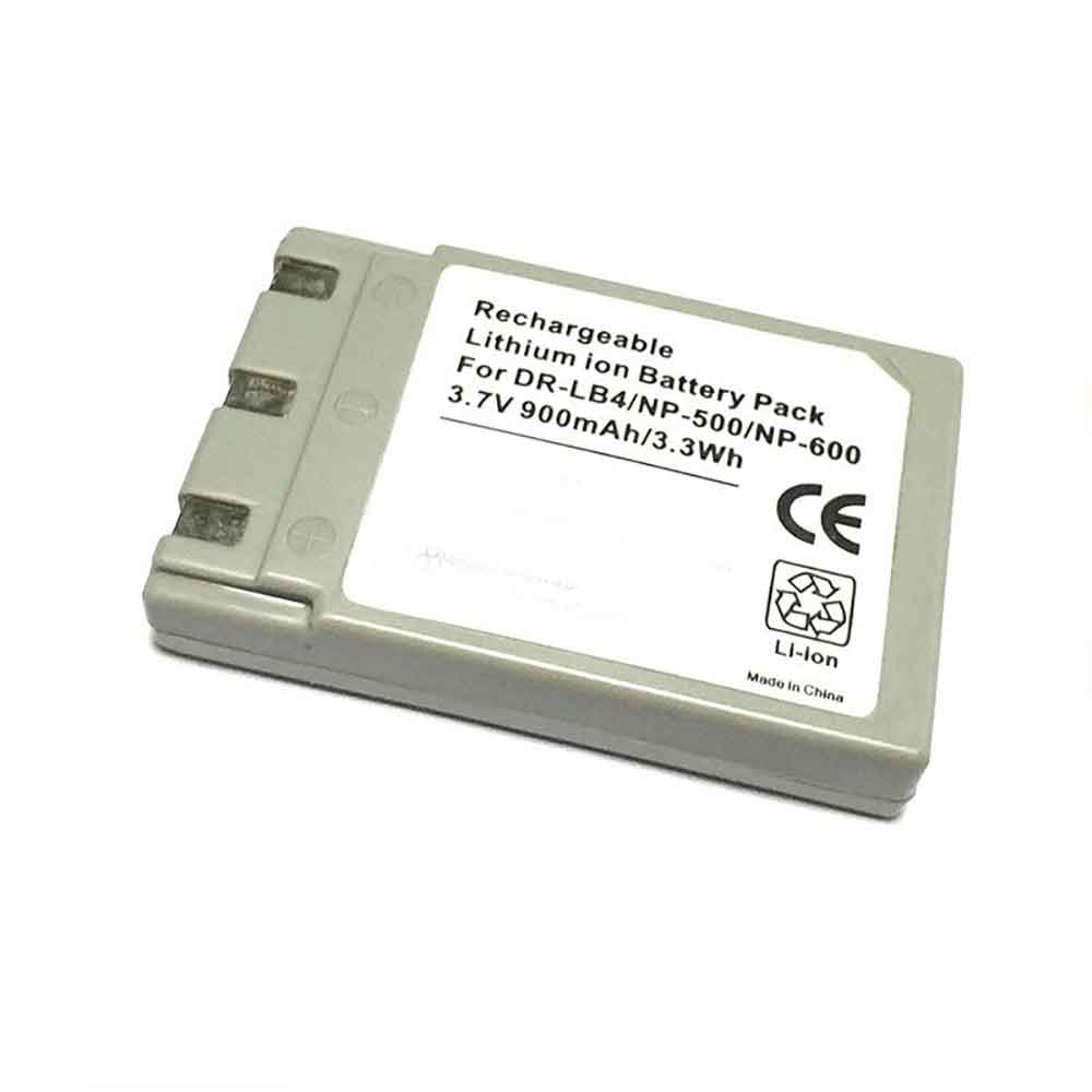 Minolta DR-LB4/NP-500/NP-600 3.7V 900mAh Replacement Battery