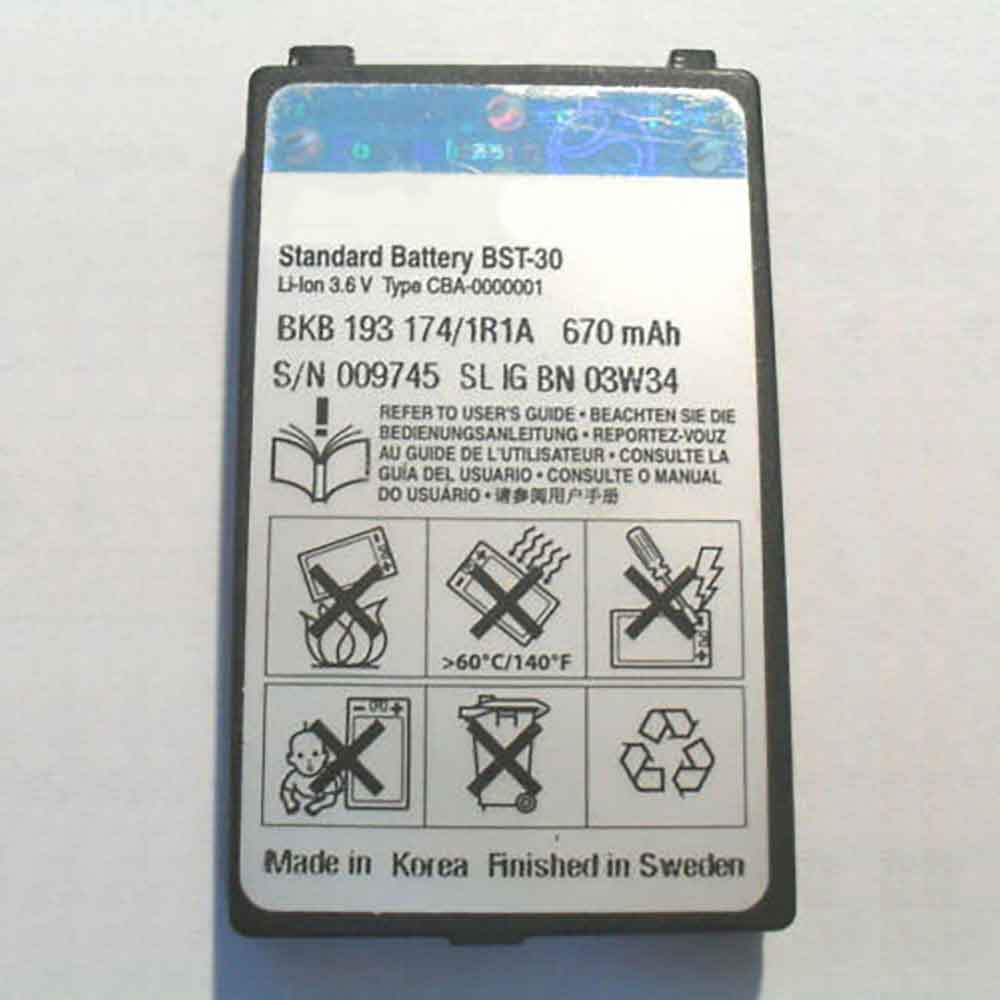 BST-30 for Sony Ericsson T226 T290 T237 T230 Z500 K700 Z200
