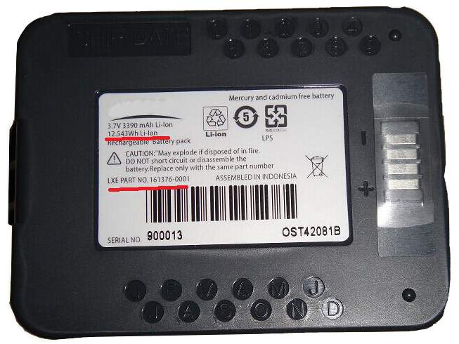 161376-0001 for Honeywell LXE MX8 MX8A380BATT Handheld Scanner