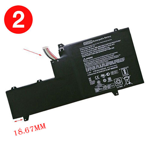 Hp OM03XL 11.55V 57Wh Replacement Battery