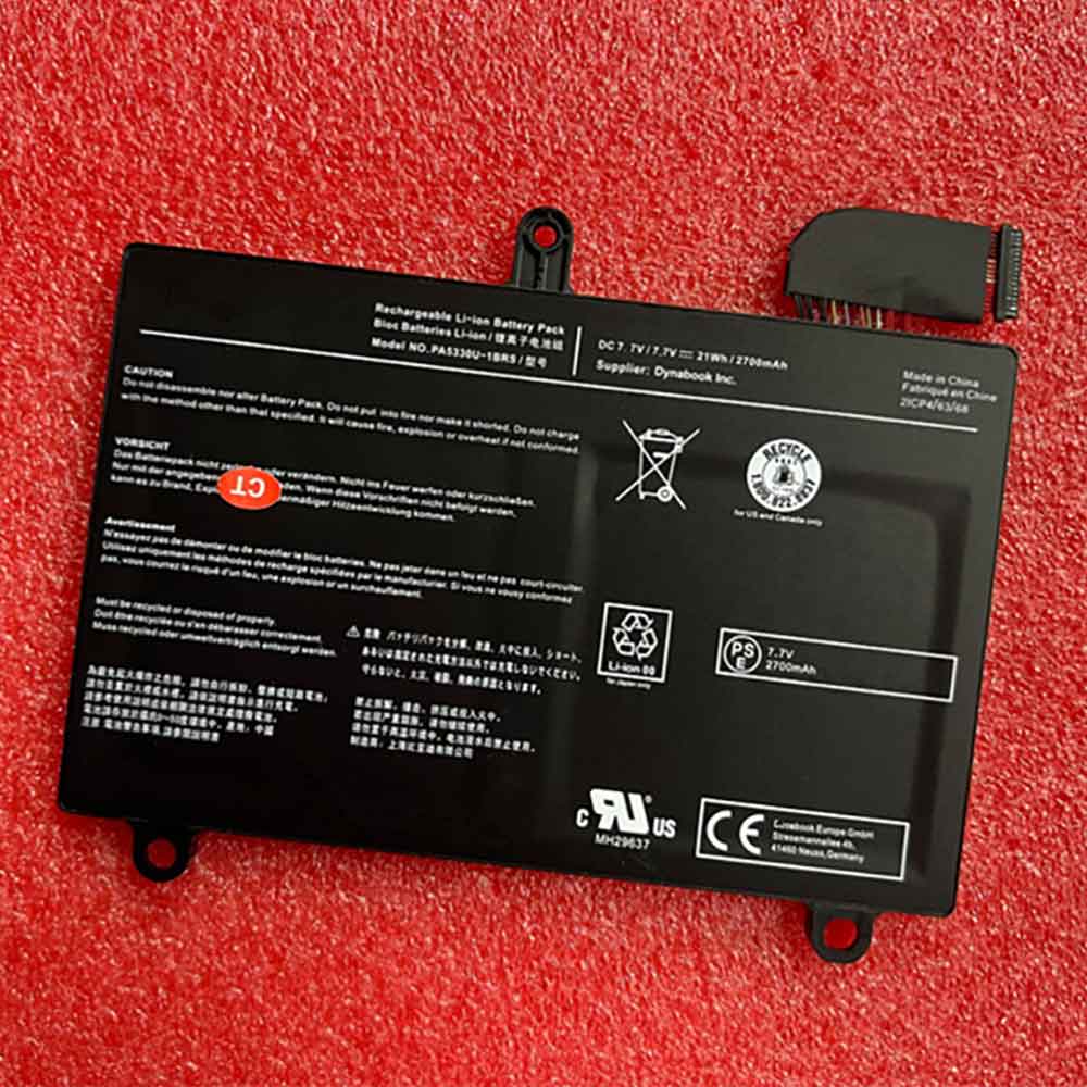 Toshiba PA5330U-1BRS 7.7V 2700mAh Replacement Battery