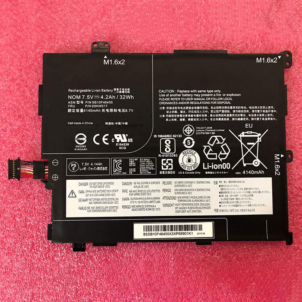 SB10F46455 for Lenovo ThinkPad 10 2nd 20E3 20E4