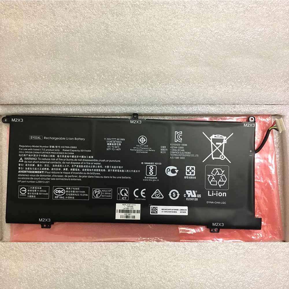 60.9Wh SY03XL Battery