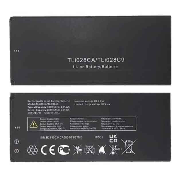 Battery for Alcatel TLi028CA/TLi028C9, TLi028CA/TLi028C9
