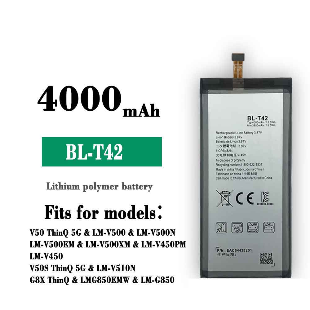 Baterie do smartfonów i telefonów LG BL-T42