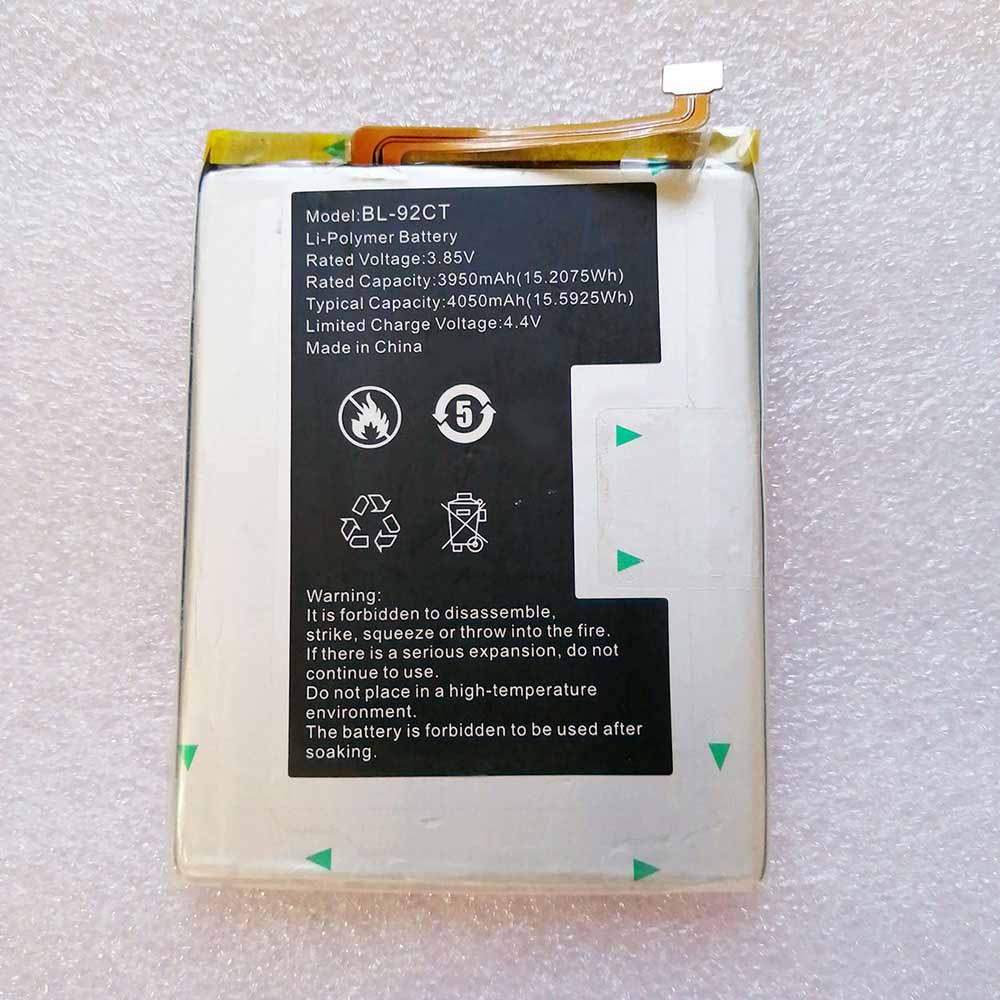 KOOBEE BL-92CT 3.85V/4.4V 3950mAh/15.2075WH Replacement Battery