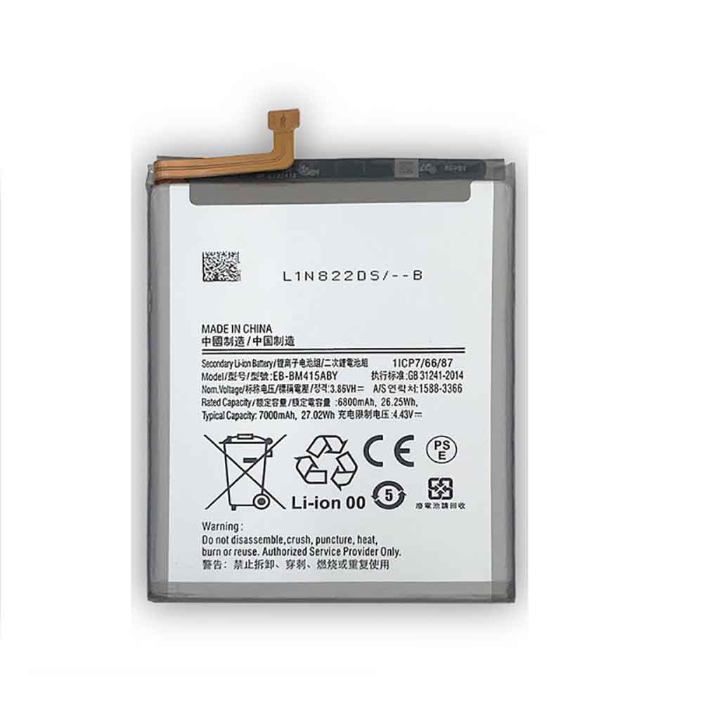 6800mAh 26.25WH EB-BM415ABY Battery