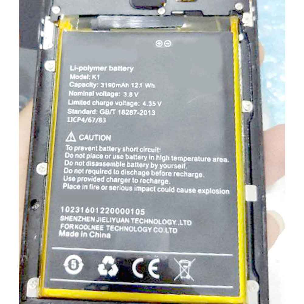 Baterie do smartfonów i telefonów Koolnee K1