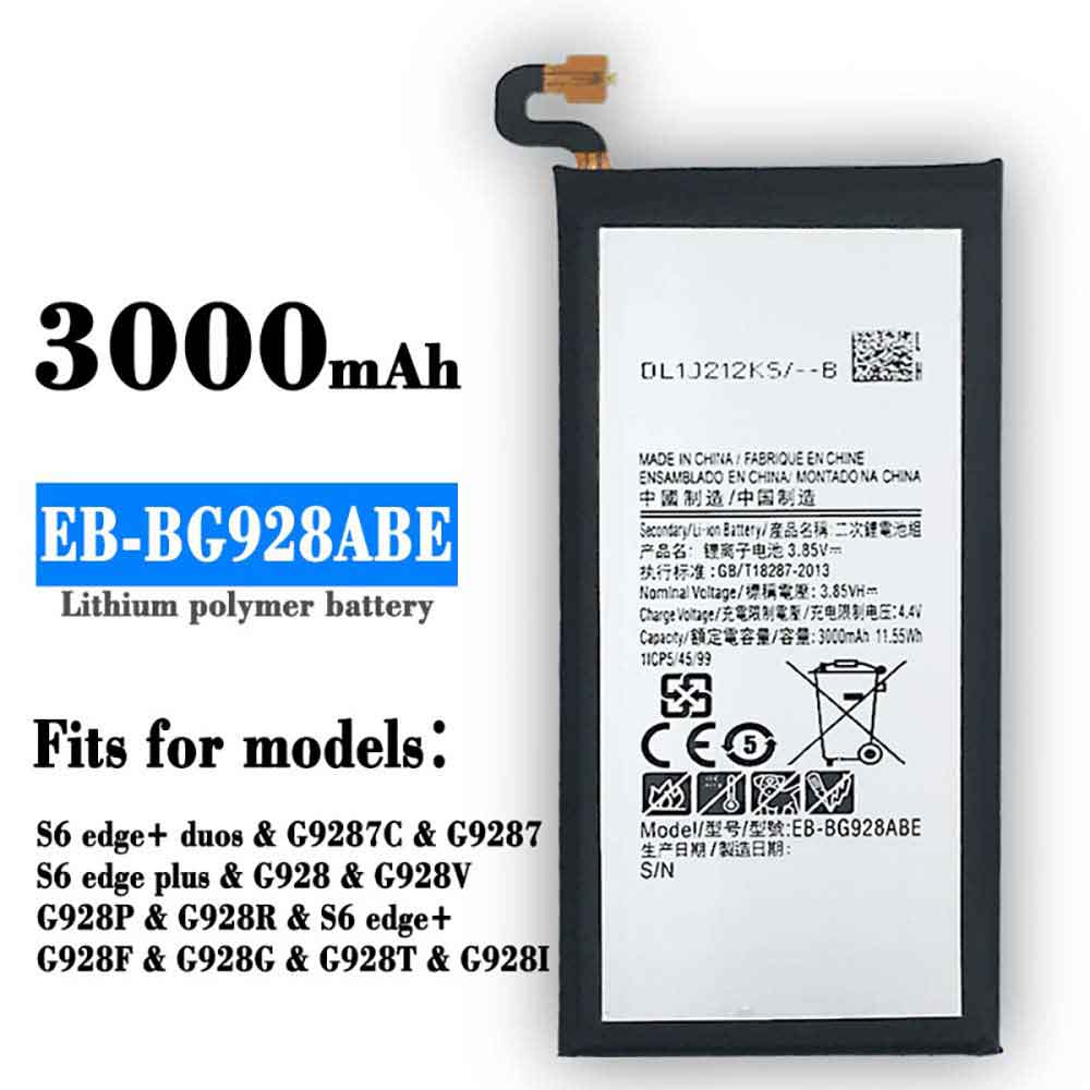 3000mAh/11.55WH EB-BG928ABE Battery