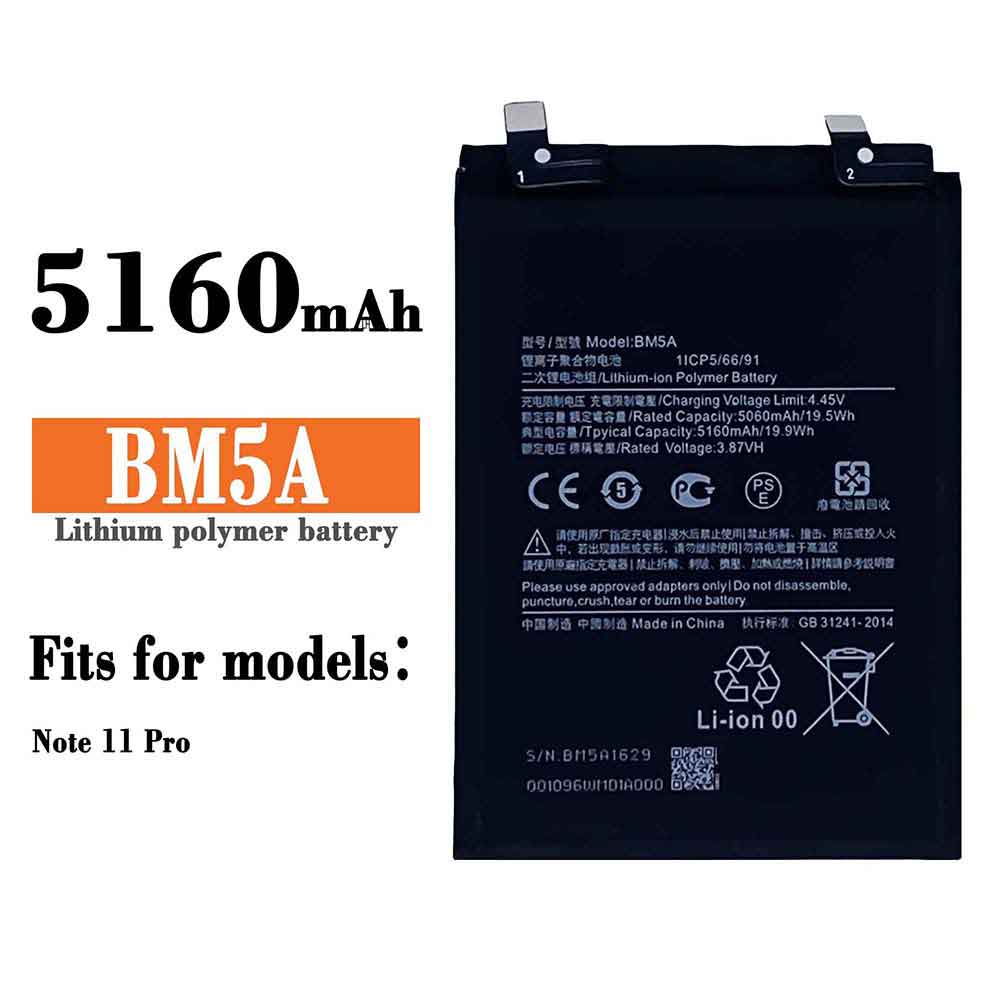 5060mAh/19.5WH BM5A Battery