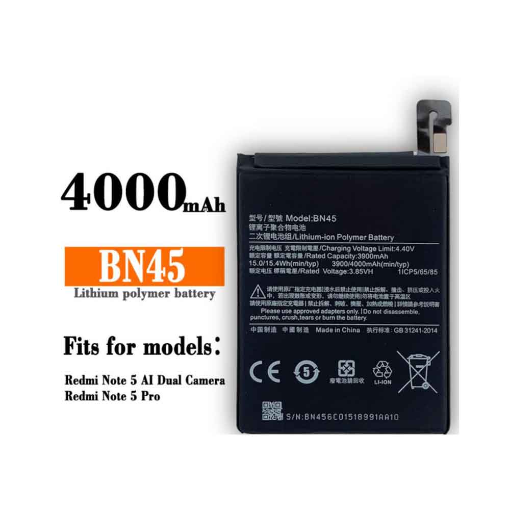 4000mAh/15.4WH BN45 Battery