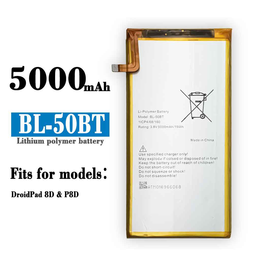 BL-50BT for Tecno DroidPad 8D/P8D