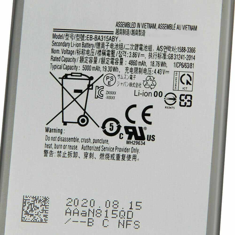 Baterie do smartfonów i telefonów Samsung EB-BA315ABY