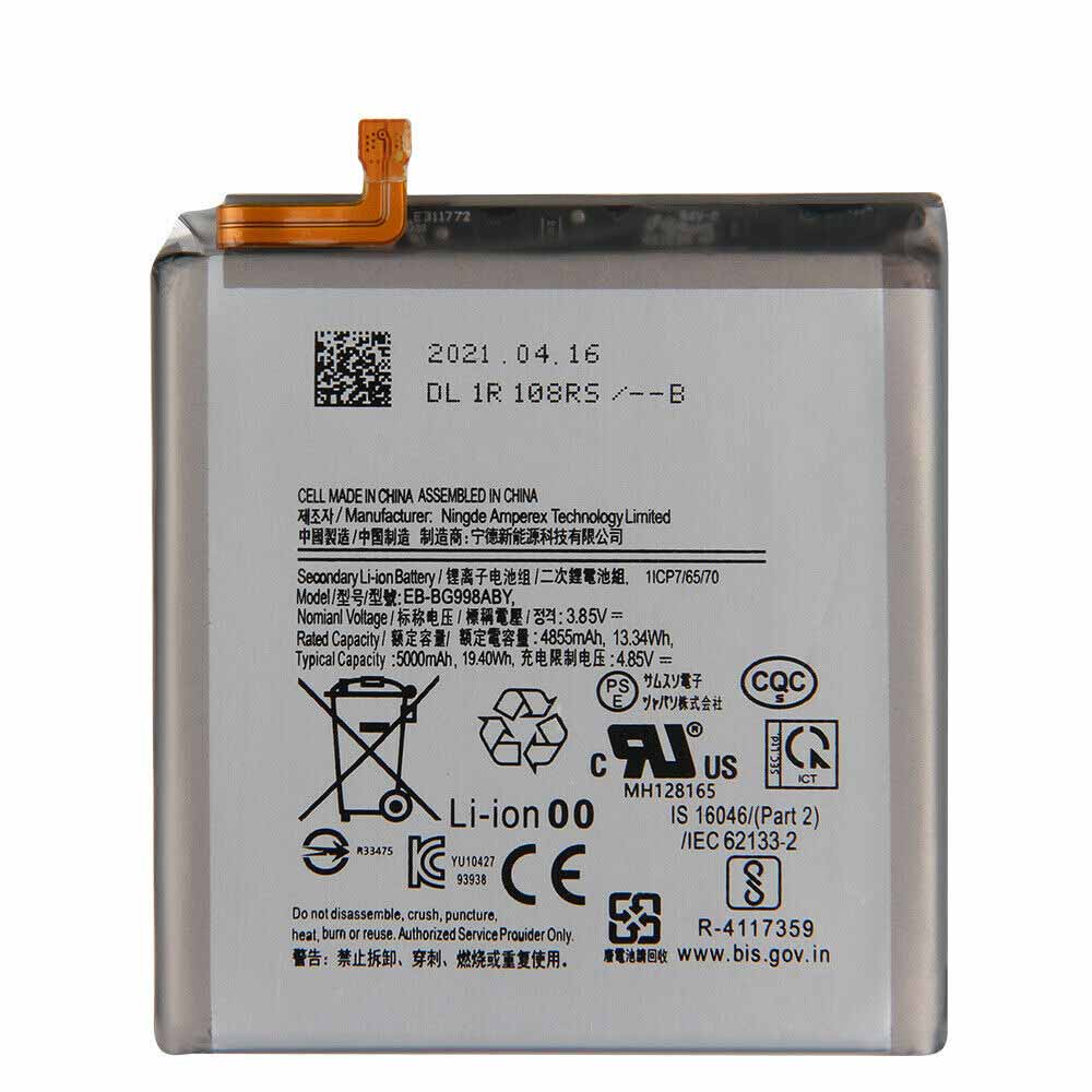 SAMSUNG EB-BG998ABY 3.85V/4.85V 4855mAh/13.34WH Replacement Battery