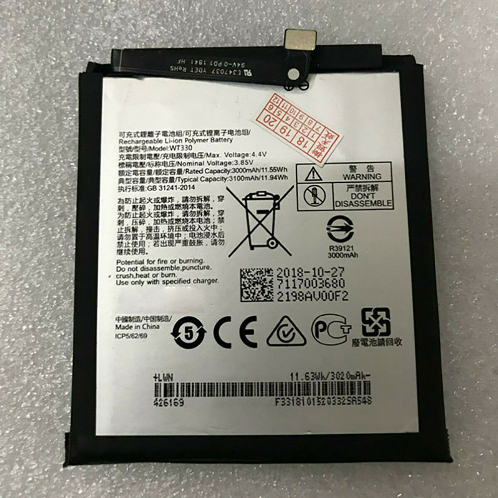 Nokia WT330 3.85V 3000mAh Replacement Battery