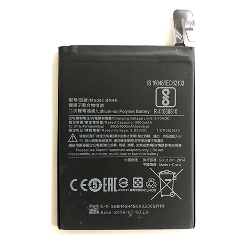 Xiaomi BN48 3.85V/4.4V 3900mAh/15.0WH Replacement Battery